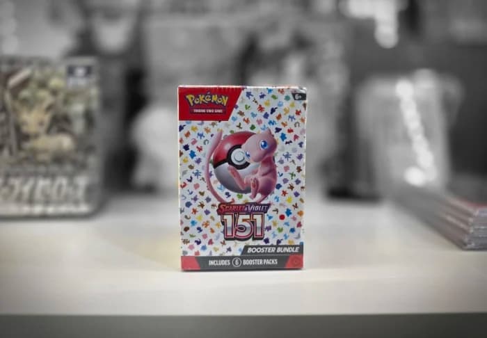 Pokémon 151 booster bundle, an example Pokémon TCG product